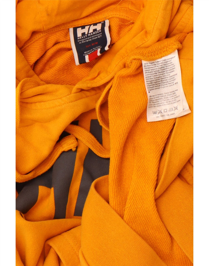 HELLY HANSEN Herren-Kapuzenpullover mit Grafik, mittelgelbe Baumwolle