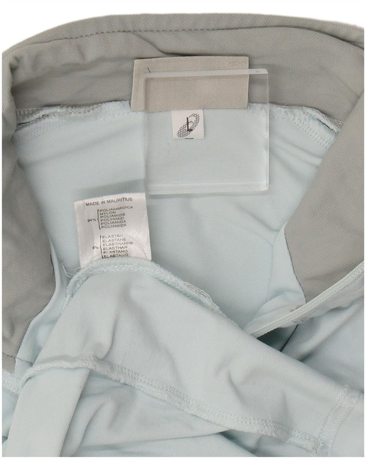Asics Damen-Trainingsanzug-Top-Jacke, UK 14, groß, blaues Colourblock-Polyamid