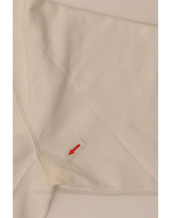 Tommy Hilfiger Herren-Sweatshirt mit Grafik, reguläre Passform, Größe L, Weiß