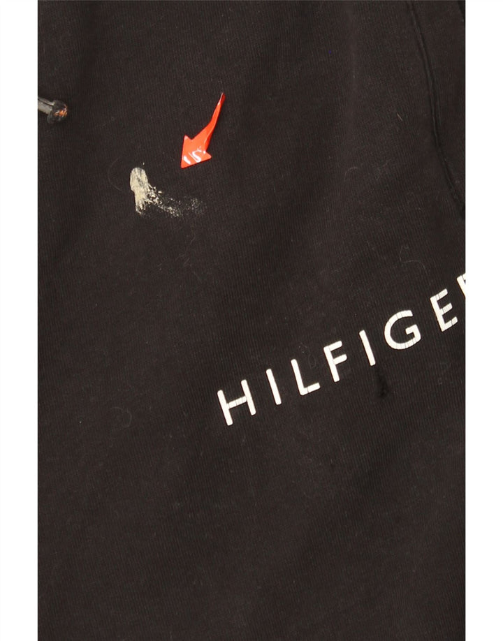 Tommy Hilfiger Herren-Trainingshose mit Grafik, mittelschwarz, Baumwolle