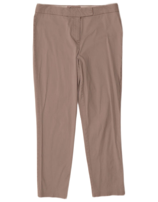 Marks & Spencer Damen Crop Slim Chinohose UK 10 Small W29 L25 Beige