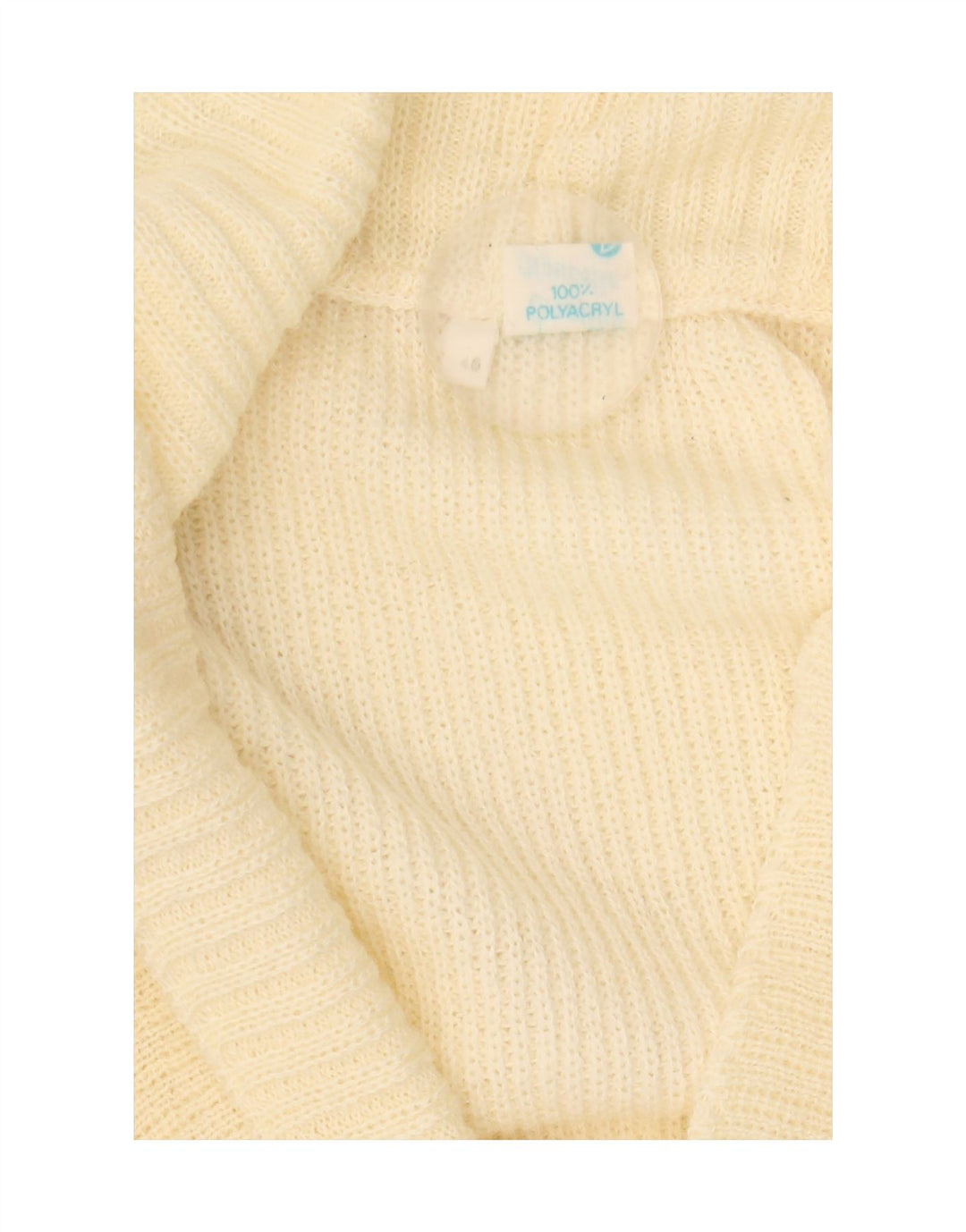 Creation Damen-Strickjacke in Übergröße, Größe 40, klein, gebrochenes Weiß, Acryl