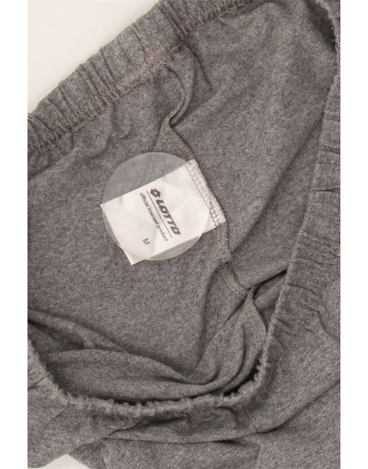 Lotto Damen Grafik-Leggings UK 12 Mittelgraue Baumwolle