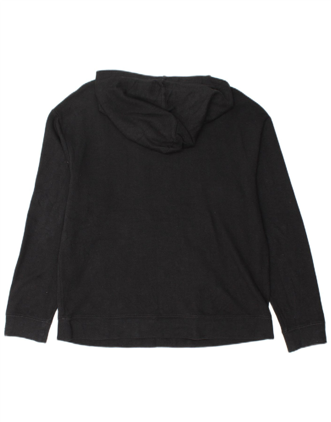 MASSIMO DUTTI Damen Kapuzenpullover UK 14 Medium Black Chevron