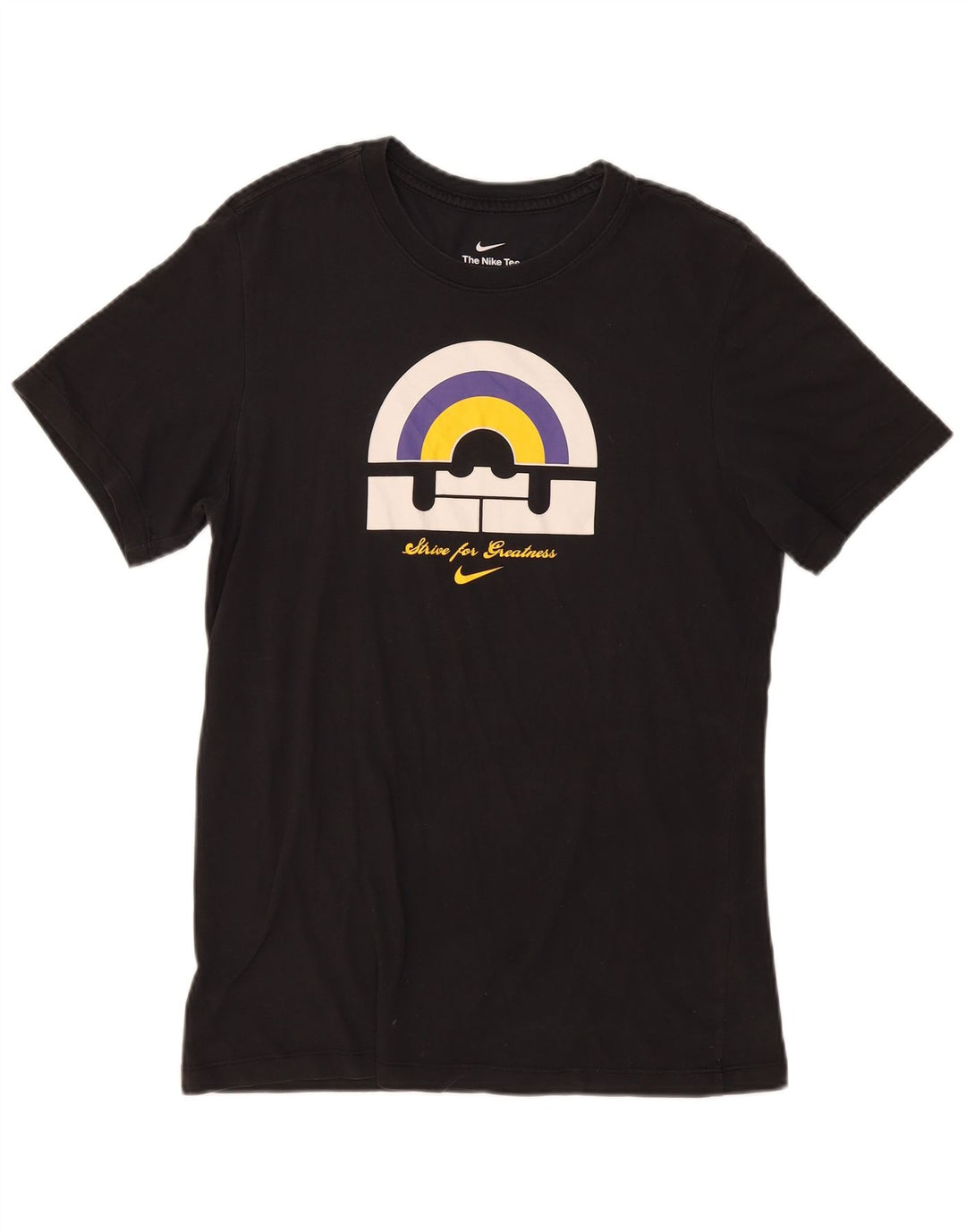 Nike Herren-T-Shirt mit Grafik, Größe S, Schwarz