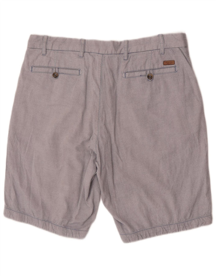 Massimo Dutti Herren Chinoshorts EU 44 Large W34 Blau