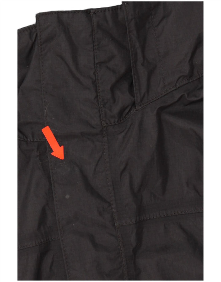 The North Face Herren-Regenjacke mit Kapuze, UK 40, großes schwarzes Nylon