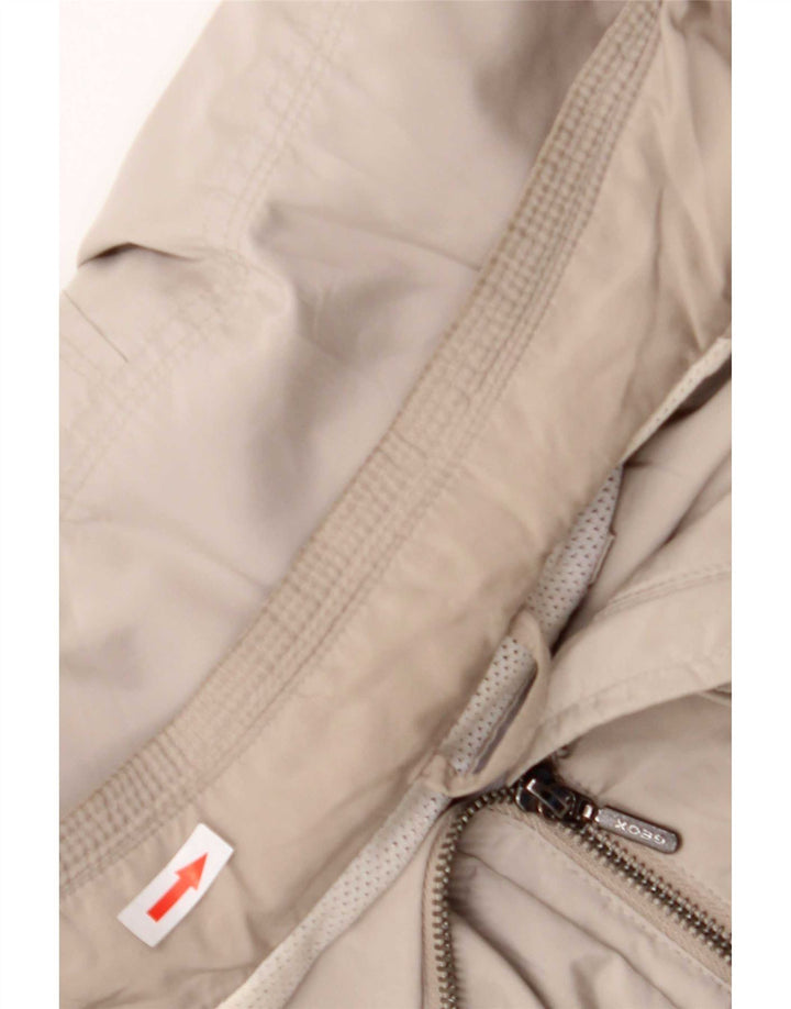 Geox Damen Respira Utility Jacke UK 14 Large Beige Polyester