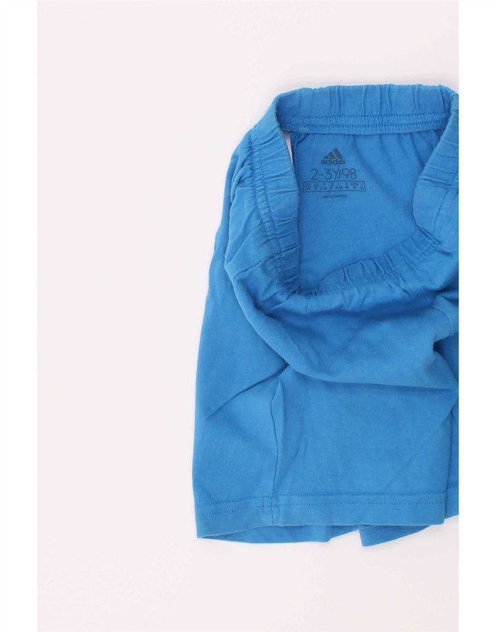 Adidas Jungen Sportshorts 2–3 Jahre, blaue Baumwolle