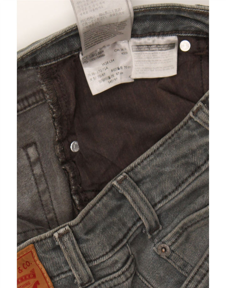 LEVI'S Womens Skinny Jeans W28 L28 Grey Cotton Vintage Levi's and Second-Hand Levi's from Messina Hembry 