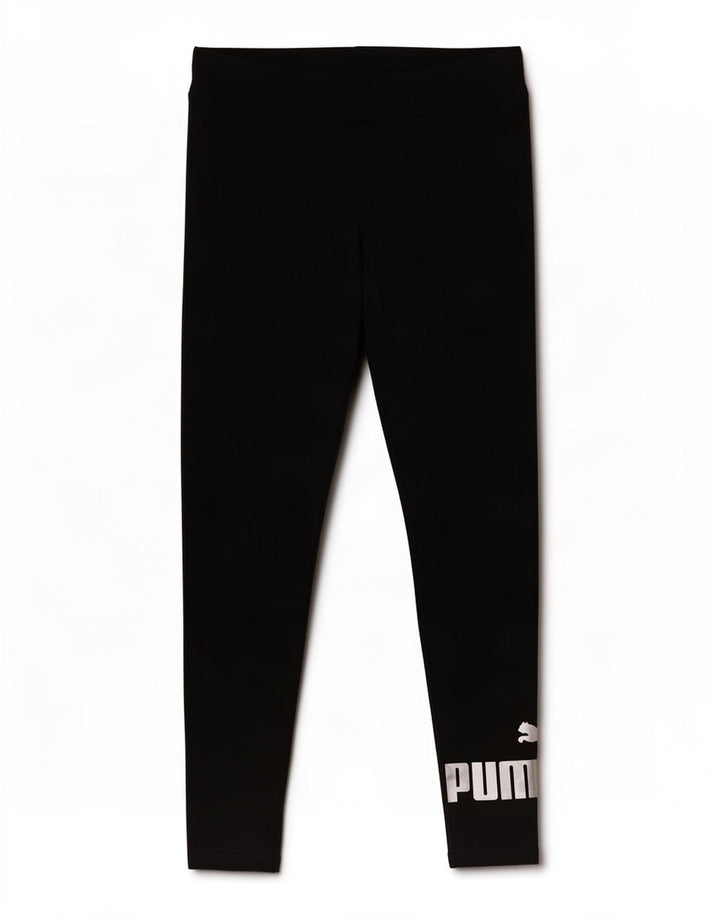 Puma Damen Graphic Leggings UK 14 Medium Schwarz