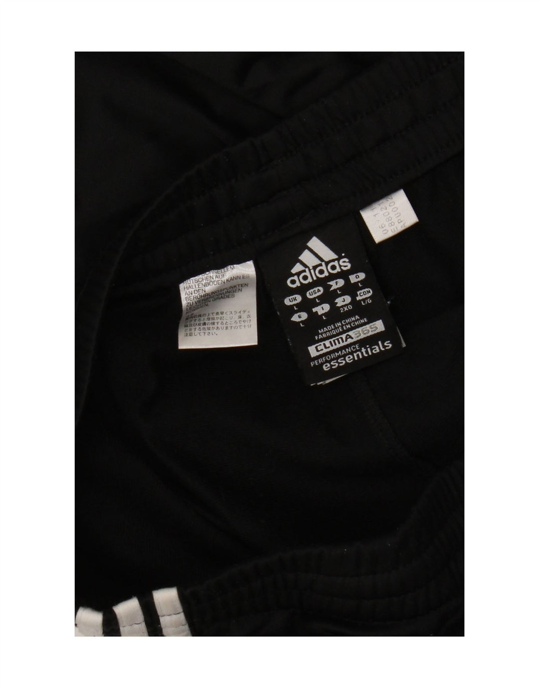 Adidas Herren Clima 365 Trainingshose, großes, schwarzes Polyester