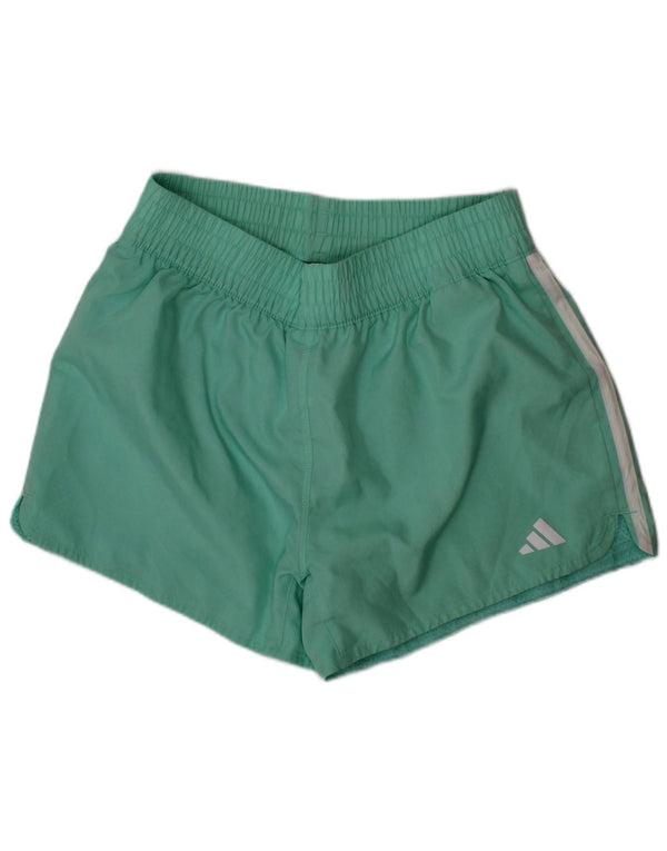 ADIDAS Aeroready Sportshorts für Mädchen, 13–14 Jahre, türkisfarbenes Polyester