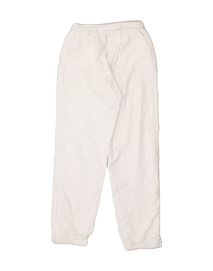 ELLESSE Womens Tracksuit Trousers UK 8 Small White Polyester | Vintage Ellesse | Thrift | Second-Hand Ellesse | Used Clothing | Messina Hembry 