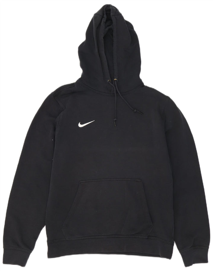 Nike Herren-Hoodie-Pullover aus mittelschwarzer Baumwolle
