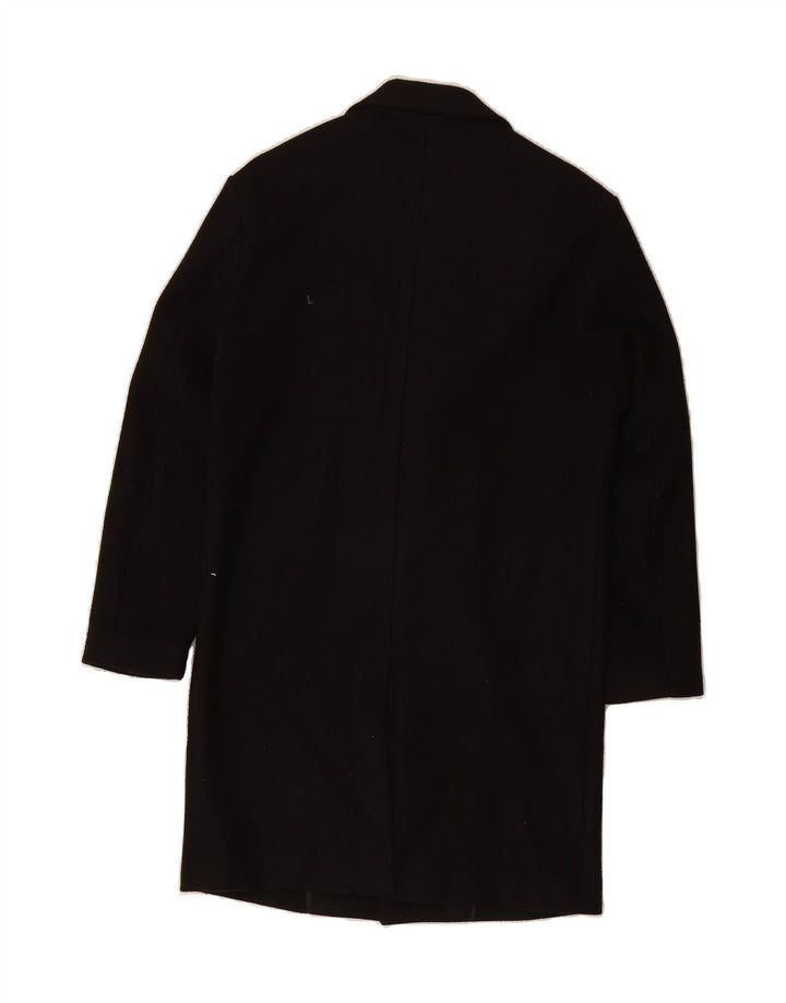 ZARA Herrenmantel UK 36 Small Schwarz Polyester