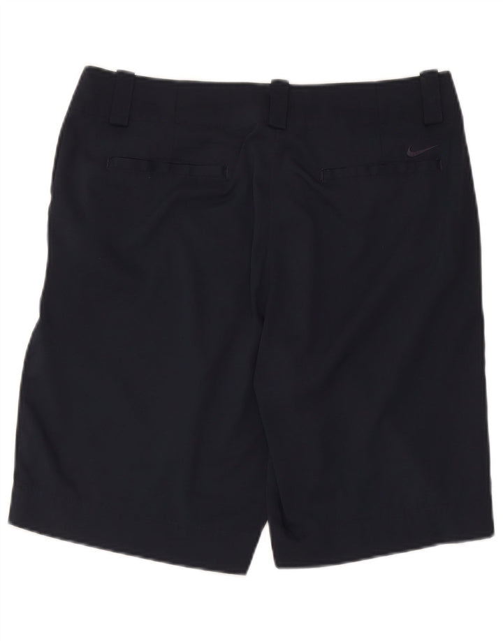 Nike Damen Golf Chino Shorts UK 14 Medium W34 Marineblau Polyester