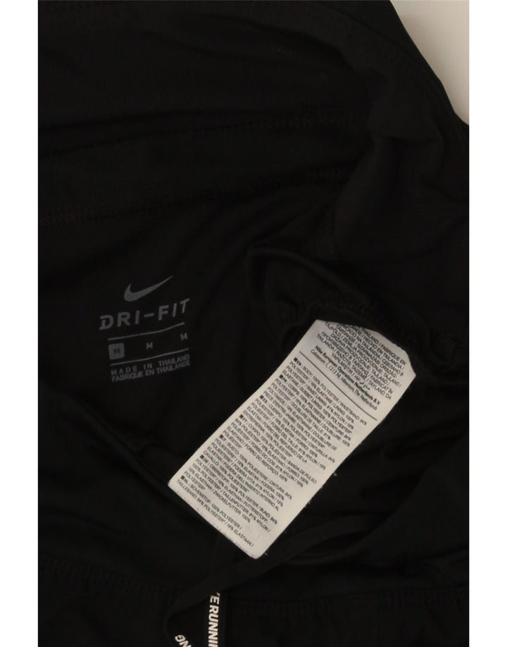 NIKE Damen Dri Fit Sport Shorts UK 14 Medium Schwarz Polyester