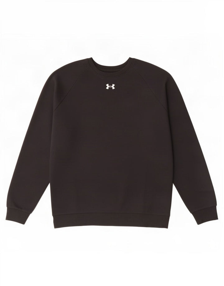 Under Armour Herren-Sweatshirt-Pullover, große schwarze Baumwolle