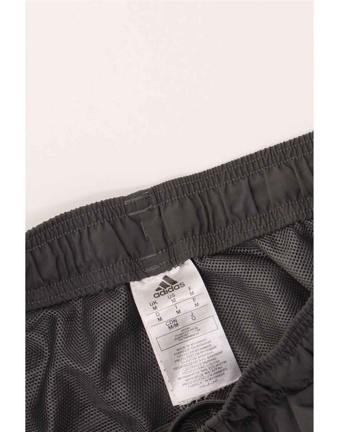 Adidas Herren Sportshorts mittelgraues Polyester