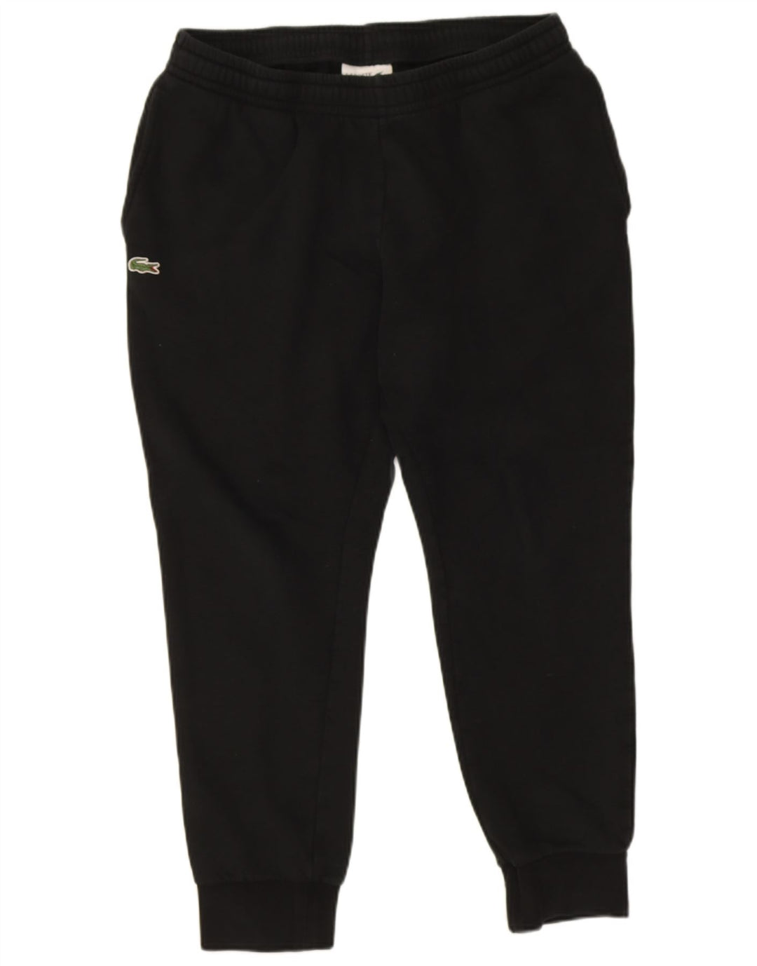 Lacoste Herren-Trainingshose, Jogginghose, Größe 5, groß, schwarze Baumwolle