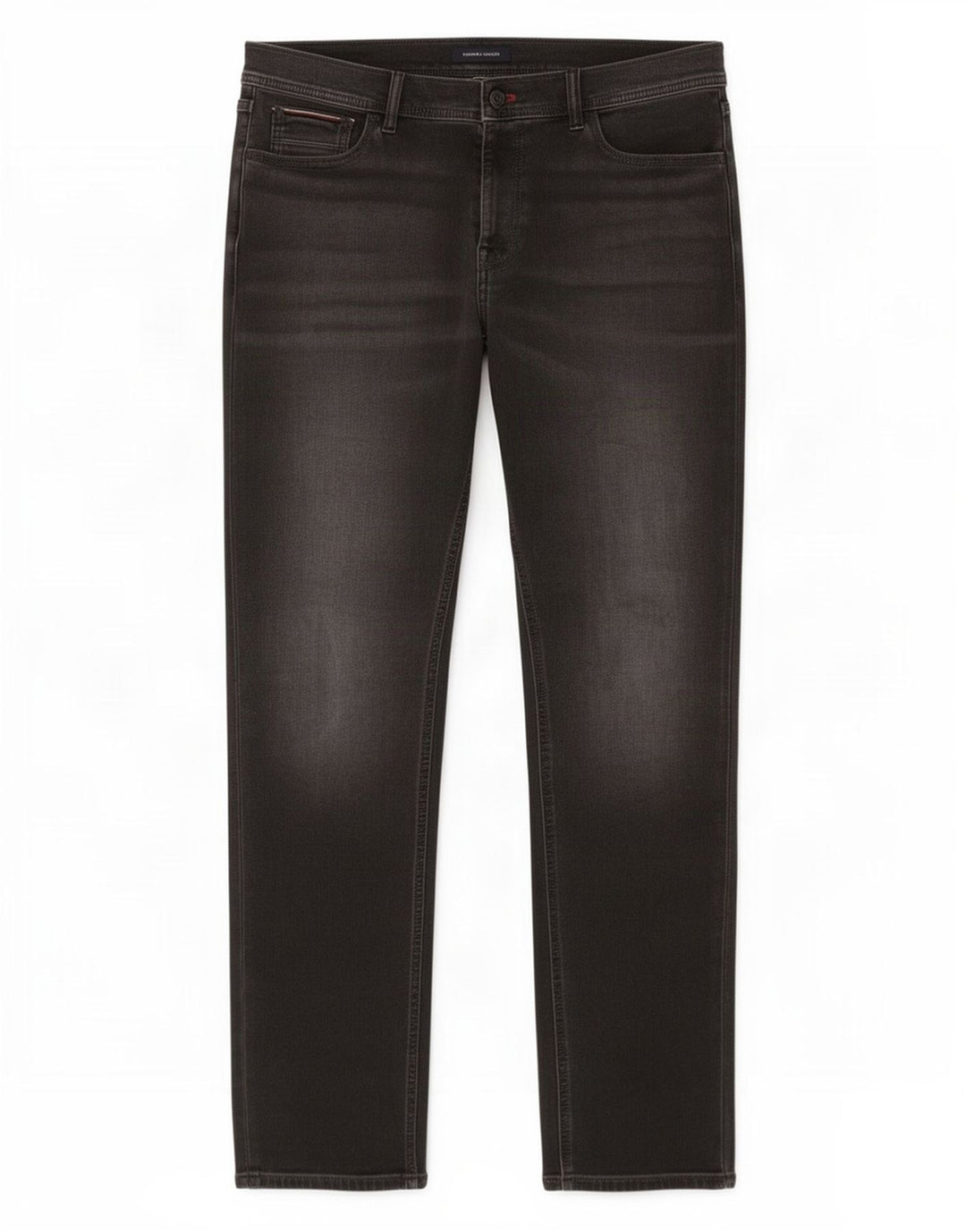 Tommy Hilfiger Herren Slim Jeans W34 L34 Graue Baumwolle