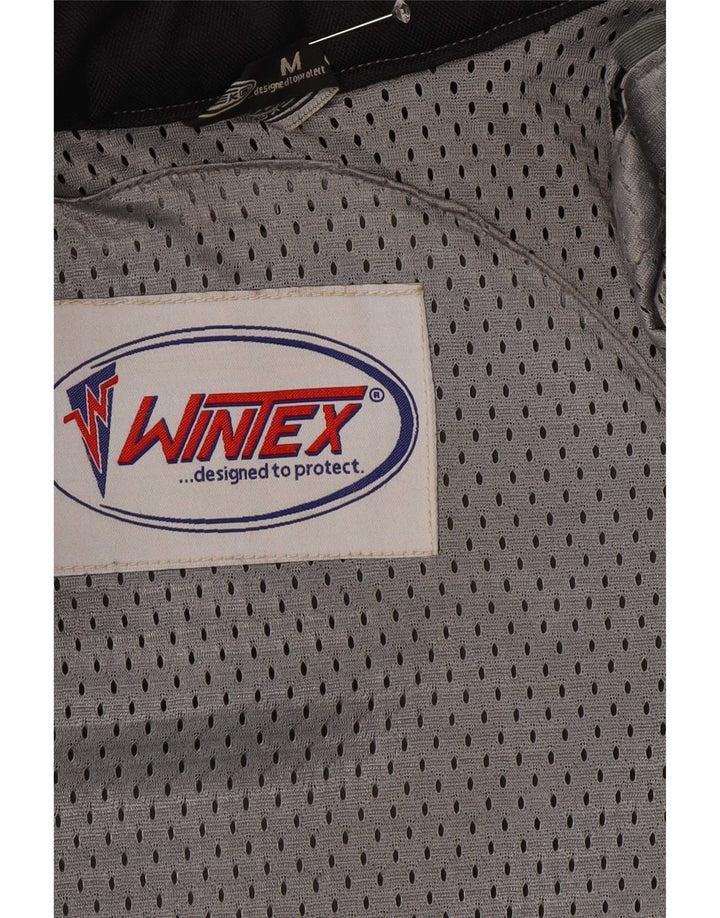 Wintex Herren Motorstyle Graphic Racer Jacke UK 38 Medium Black Colourblock
