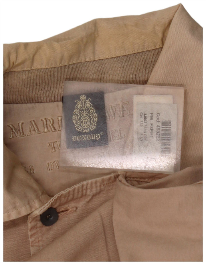 DONDUP Damen Bomberjacke IT 52 2XL Beige Baumwolle