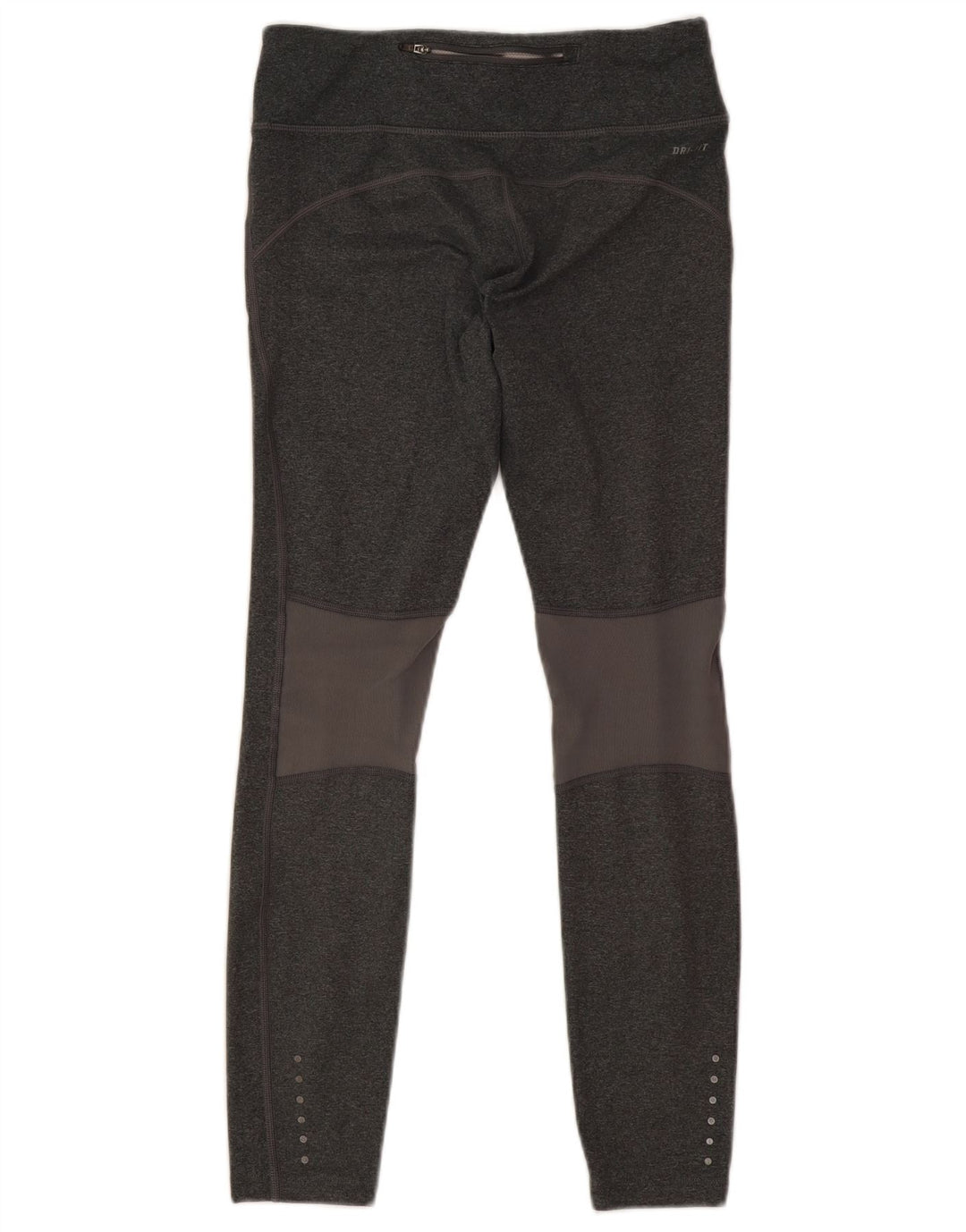 Nike Damen Dri Fit Crop Leggings UK 8 Small Grau Polyester