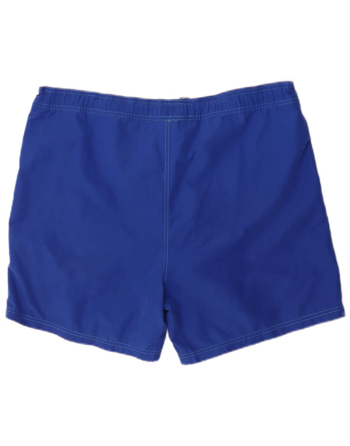 Sergio Tacchini Herren-Badeshorts 2XL, blaues Colourblock-Polyester