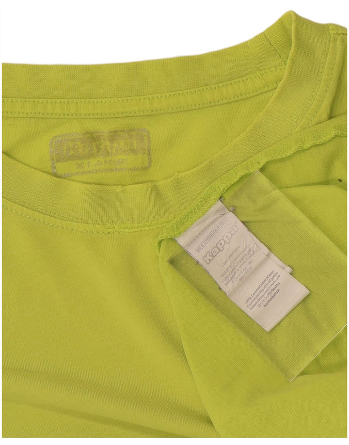 Kappa Herren T-Shirt Top XL Grün Baumwolle