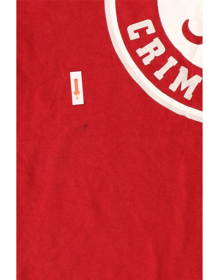 Champion Herren-T-Shirt mit Grafik, Größe L, aus roter Baumwolle