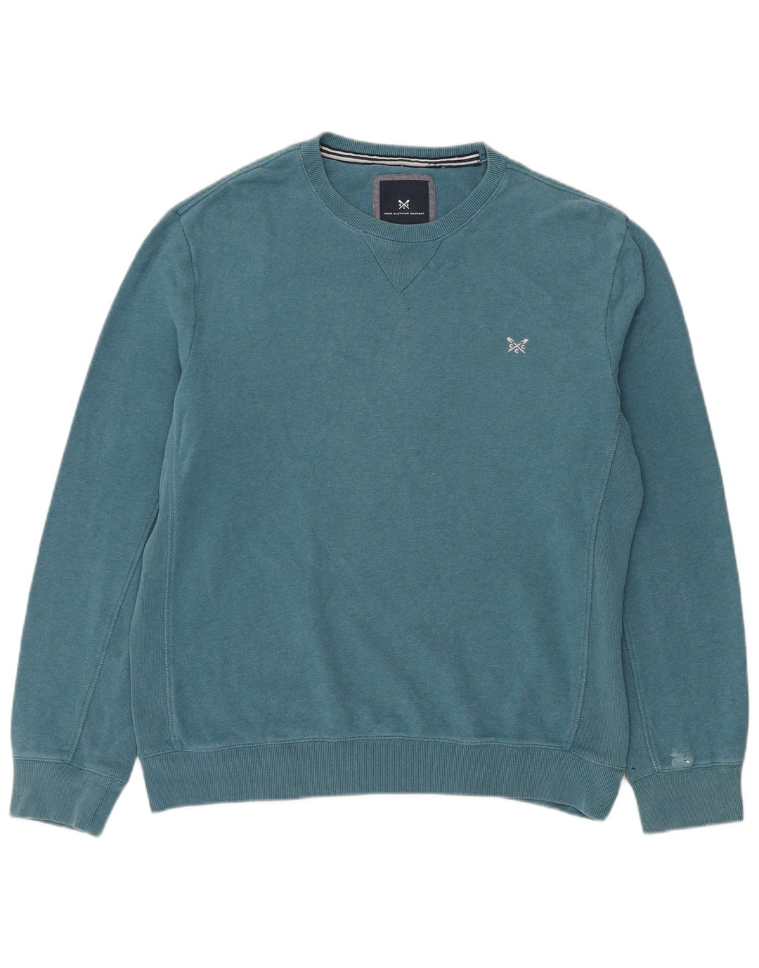 Crew Clothing Herren-Sweatshirt, Pullover, XL, Blau, Baumwolle