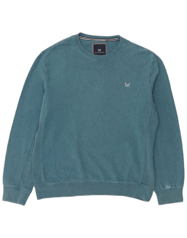 Crew Clothing Herren-Sweatshirt, Pullover, XL, Blau, Baumwolle