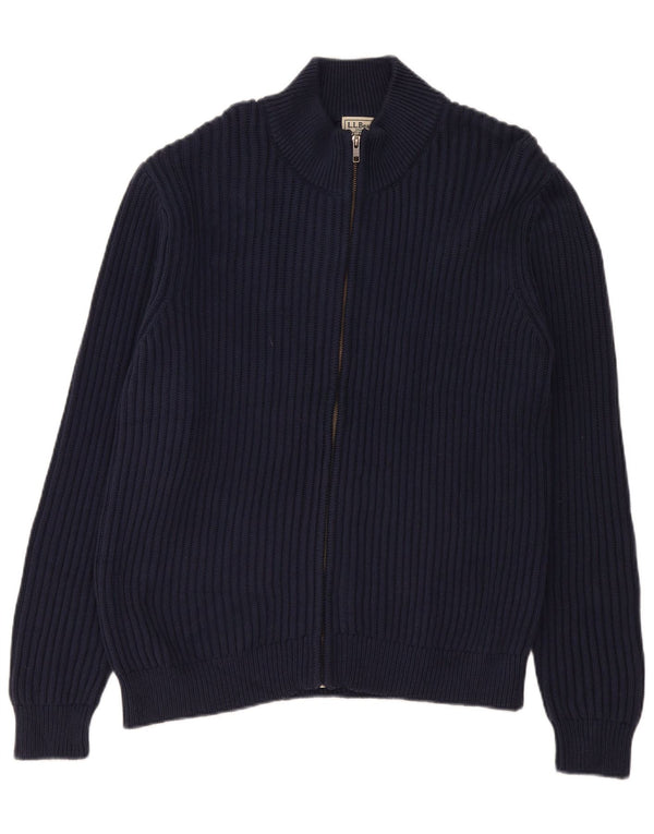 L.L.Bean Herren-Strickjacke, groß, marineblau, Baumwolle