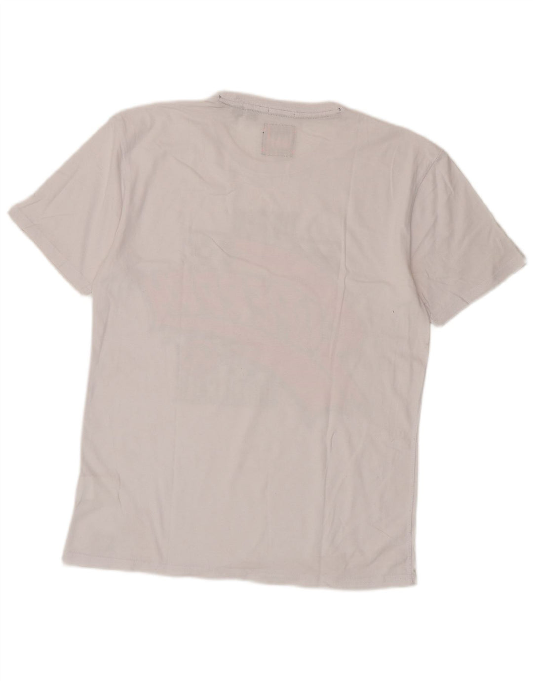 Superdry Herren Grafik-T-Shirt-Oberteil aus mittelweißer Baumwolle