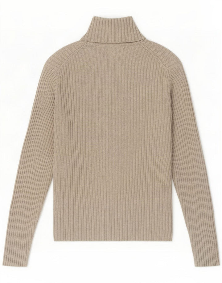 Gap Rollkragenpullover für Damen, UK 10, kleine graue Baumwolle