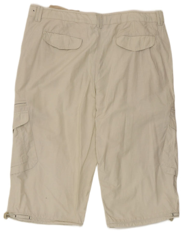 Marks & Spencer Herren Cargoshorts W40 XL Beige Baumwolle