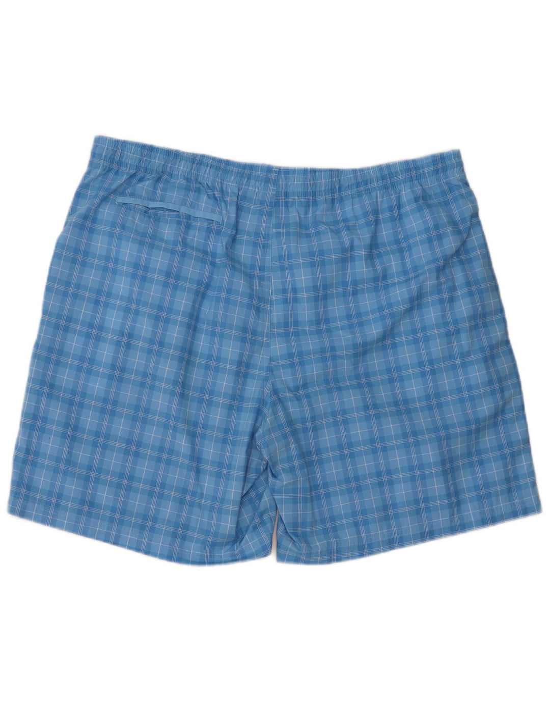 Adidas Herren Badeshorts 2XL Blau kariert Polyester