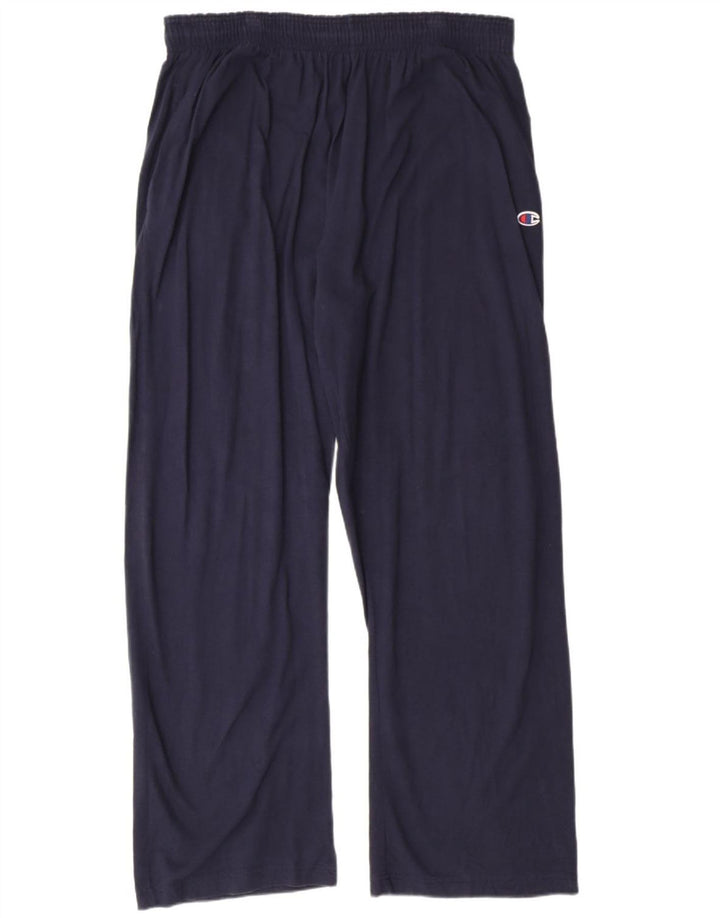 CHAMPION Mens Tracksuit Trousers 2XL  Navy Blue Cotton