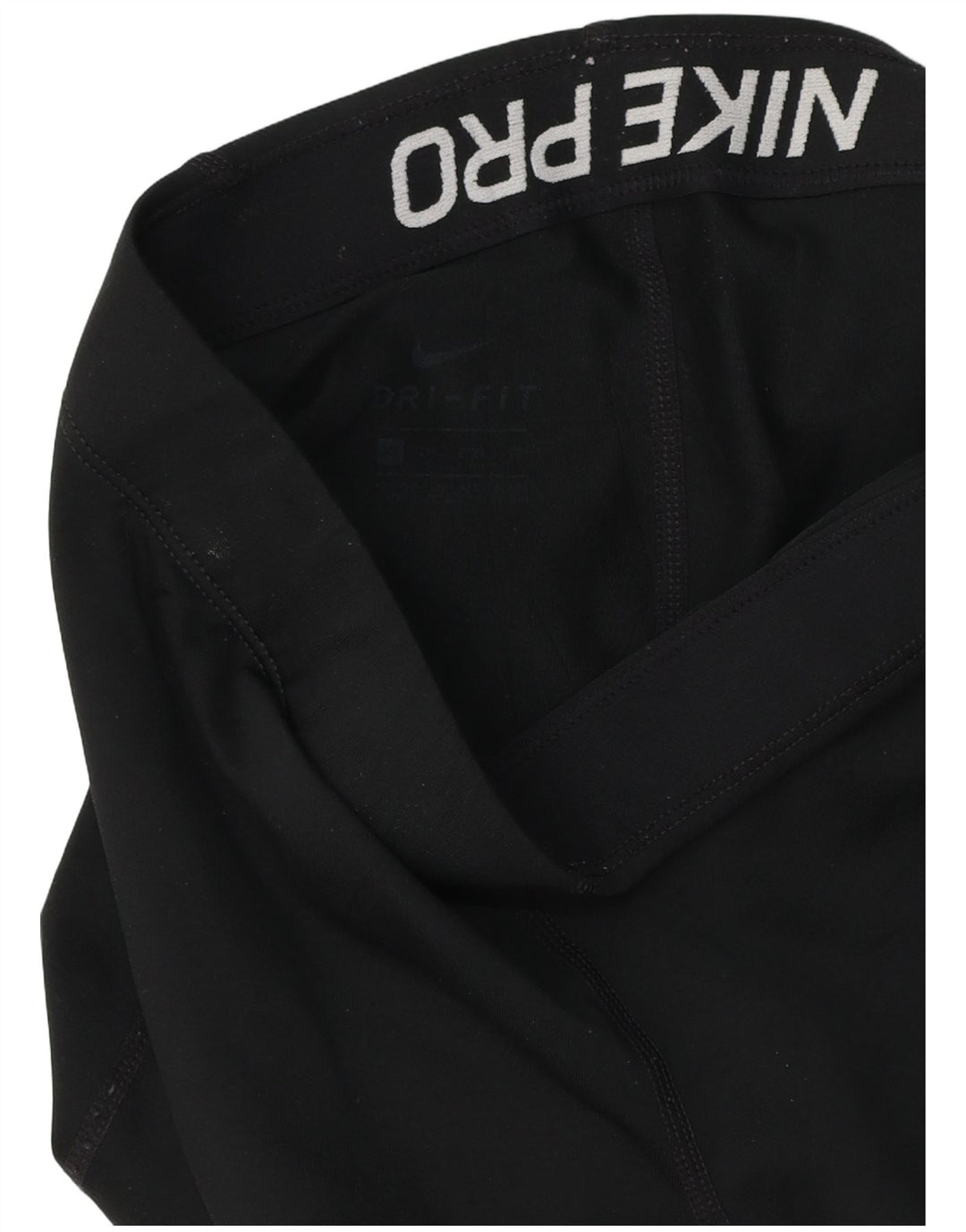 NIKE Damen Dri Fit Graphic Leggings UK 4 XS Schwarz