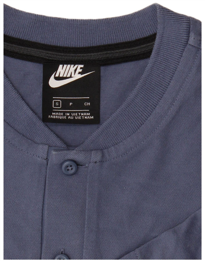Nike Herren Inter Mailand T-Shirt Top Small Blau Baumwolle