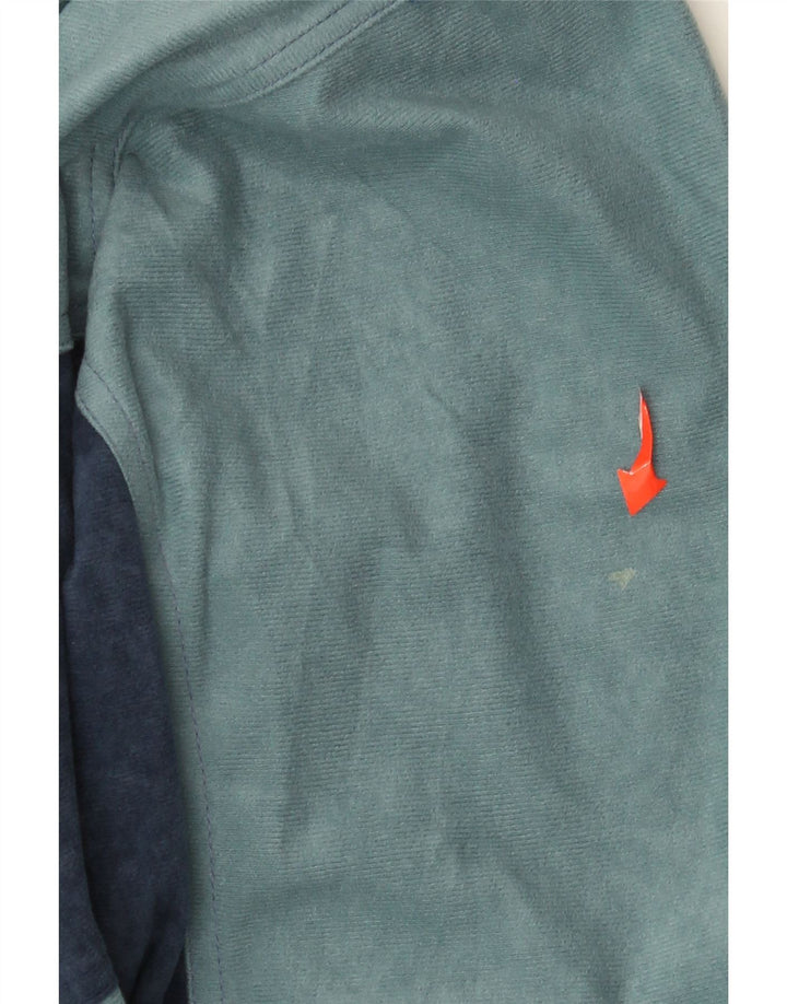 Mc Kees Herren-Trainingsanzugoberteil, mittelblaues Farbblock-Polyester
