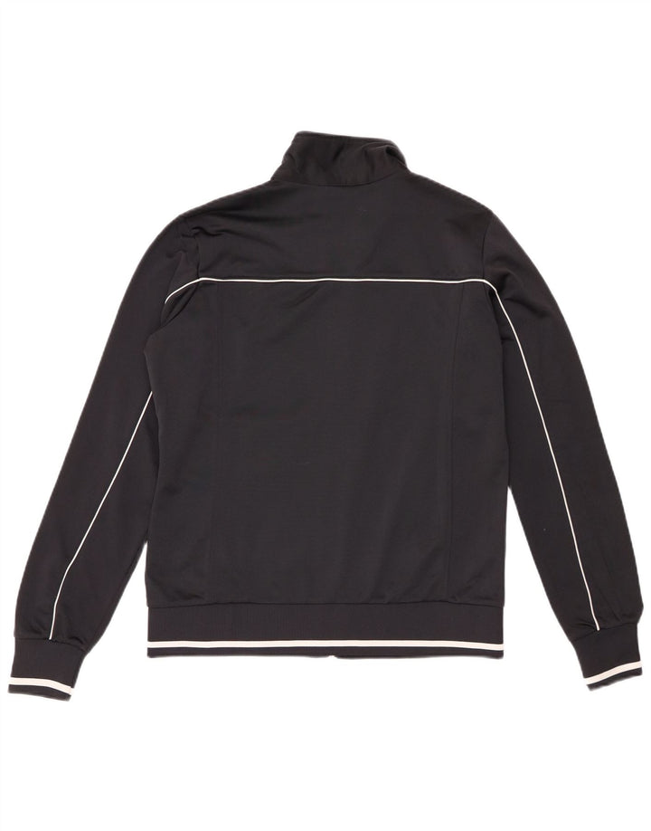 Champion Womens Heritage Fit Trainingsanzug Top Jacke UK 16 Large Schwarz