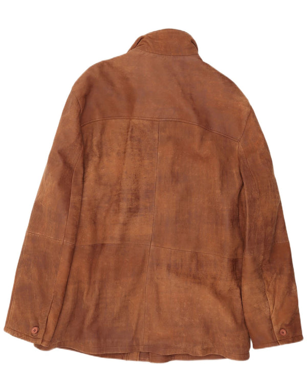 Ashwood Herren Lederjacke UK 46 3XL Braunes Leder