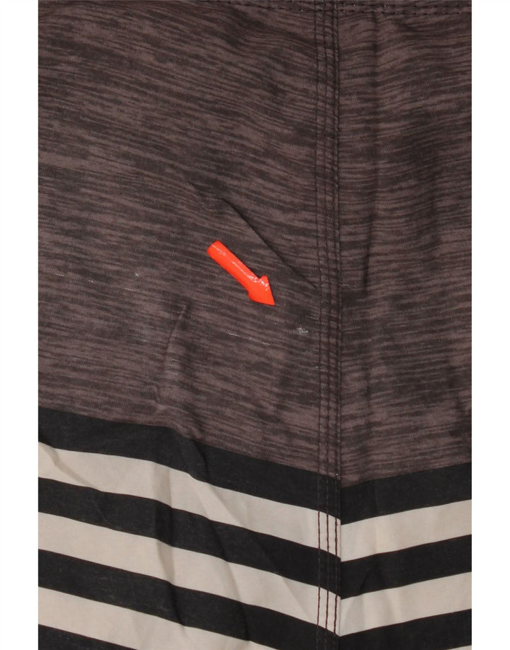 Rip Curl Herren Mirage Badeshorts Mittelgrau gestreiftes Polyester