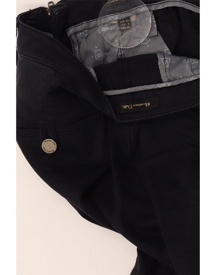 Massimo Dutti Damen Slim Hose EU 40 Medium W30 L30 Marineblau