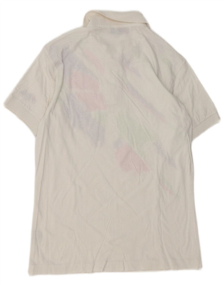 Fila Jungen-Poloshirt, 13–14 Jahre, weißes Colourblock-Polyester