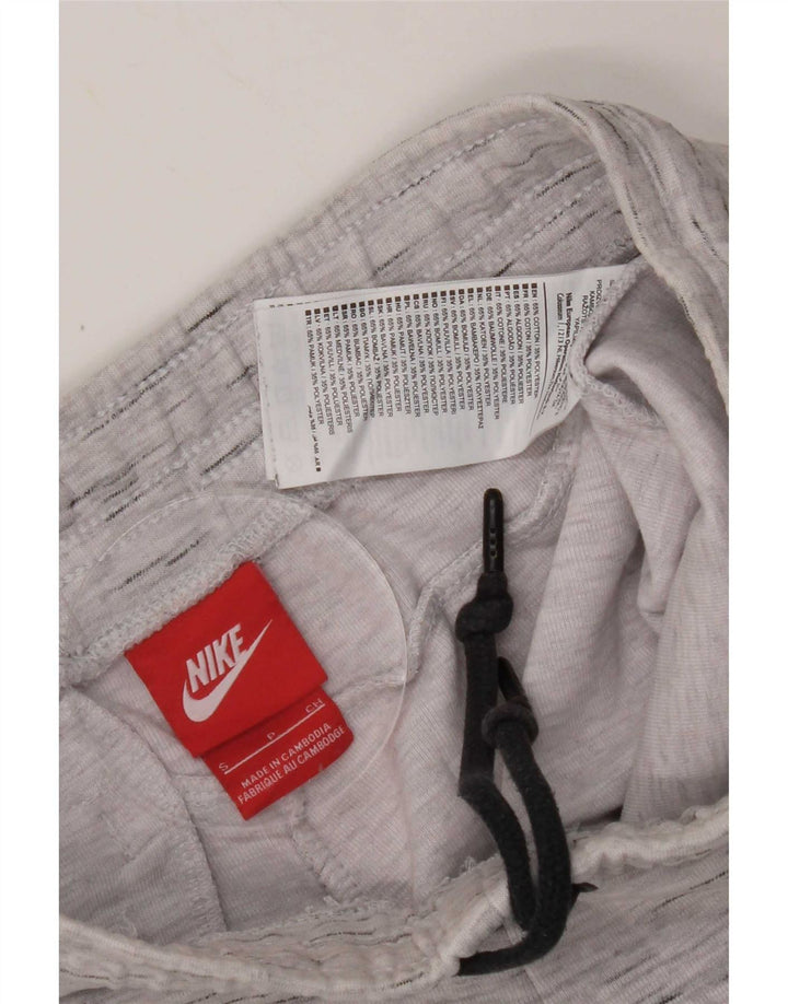 Nike Herren-Sportshorts, klein, grau gefleckte Baumwolle