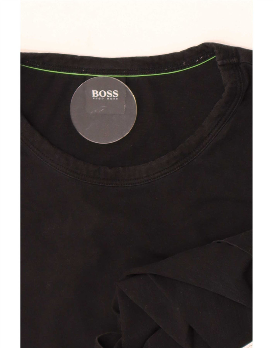 Hugo Boss Herren T-Shirt Top Large Schwarz Baumwolle